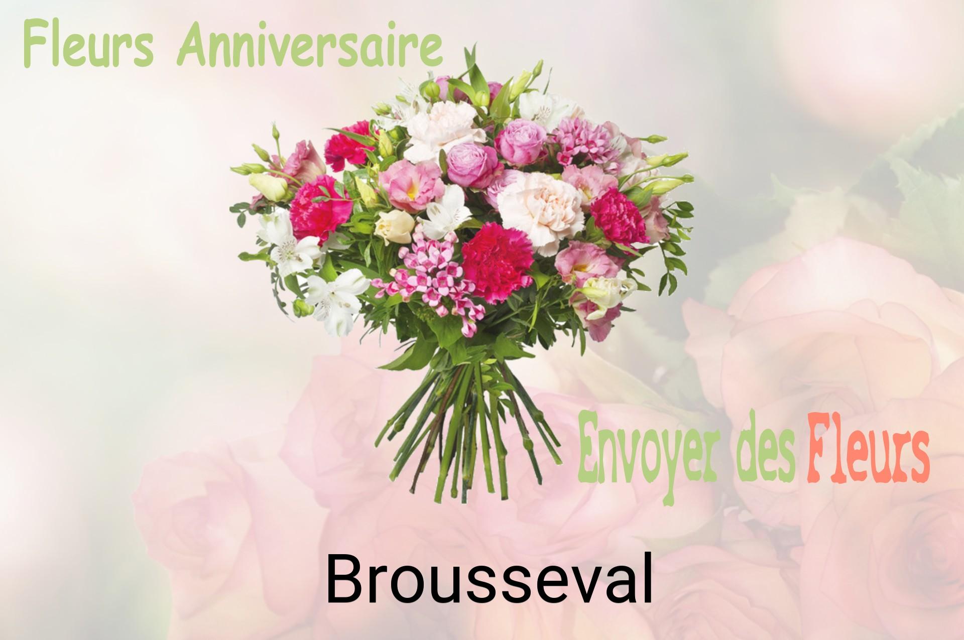 Bouquet de fleurs d’anniversaire livré à Brousseval